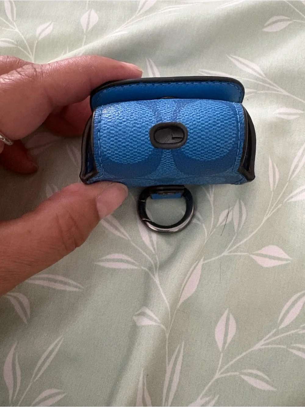 Coach Blue Signature Coin Pouch